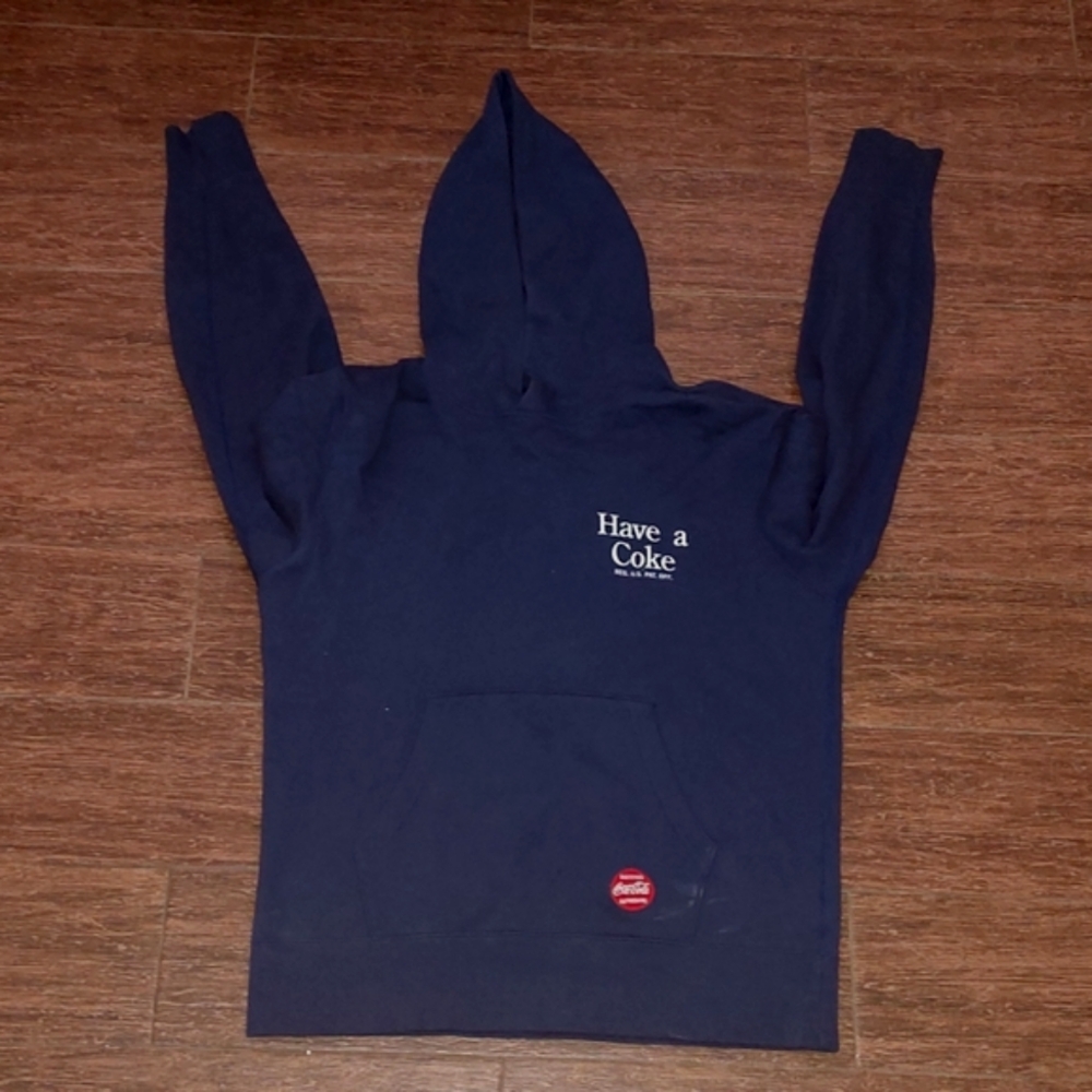 Uniqlo X Coca Cola Faded Blue Women’s Sweatshirt Size M